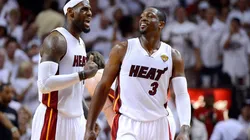 Dwyane Wade y LeBron James (Getty)