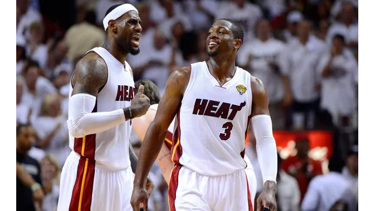 Dwyane Wade y LeBron James (Getty)