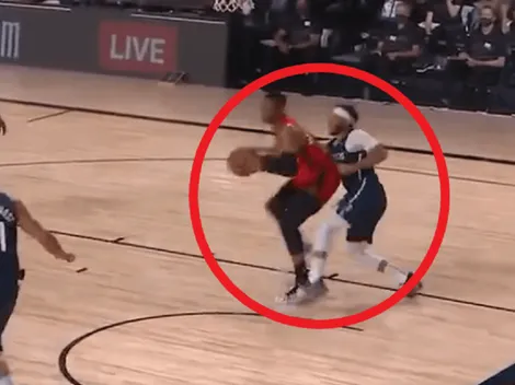 Russell Westbrook sacó a pasear a Curry y se le burló en la cara