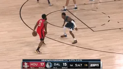 No erró: James Harden la rompió en el primer cuarto y lo sufre Dallas Mavericks