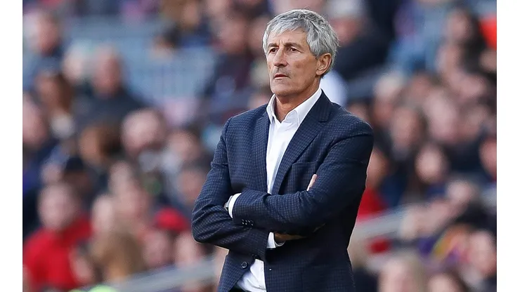 Quique Setién, director técnico de Barcelona.