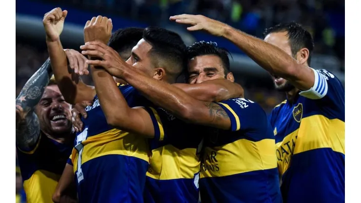 Boca en su último partido como local. (Getty)