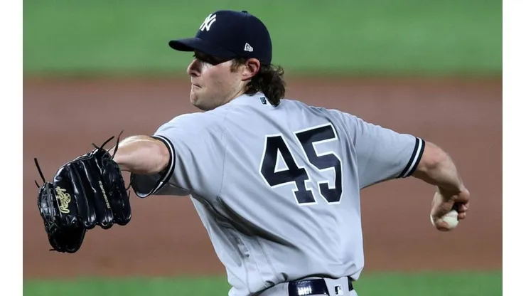Gerrit Cole, lanzador de los Yankees (Getty Images)
