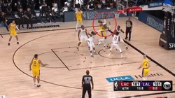 LeBron hace todo: rebote y doble para ganar el partido