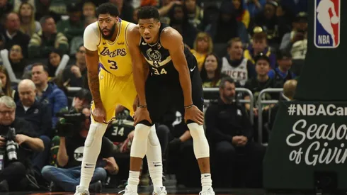 Anthony Davis y Giannis Antetokounmpo lideran los pronósticos para ganar el Mejor Jugador Defensivo (Getty)