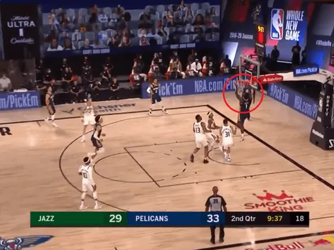 Volvió Zion: remató un alley-oop desde mitad de cancha