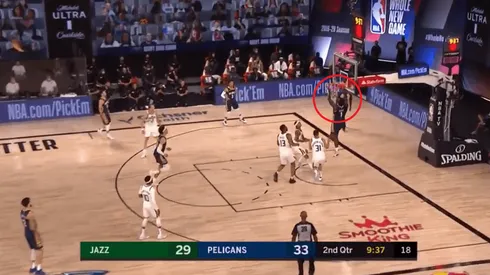 Volvió Zion: remató un alley-oop desde mitad de cancha