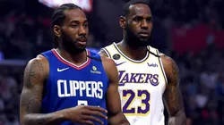 Kawhi Leonard y LeBron James (Getty Images)