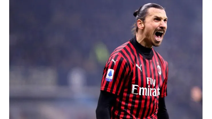 Ibrahimovic, la estrella del Milan. (Getty)