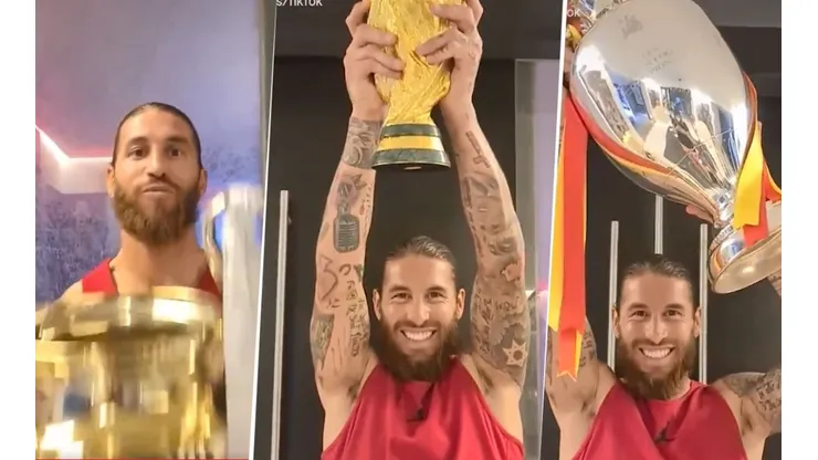 Sergio Ramos hizo el Tik Tok con el que sueña todo futbolero