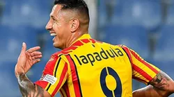 Gianluca Lapadula es el 9 del Lecce de Italia.