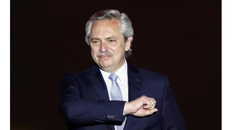 Alberto Fernández habló sobre la posible vuelta del fútbol