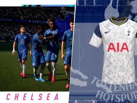 La nueva moda: Chelsea y Tottenham presentaron sus camisetas con el FIFA 21