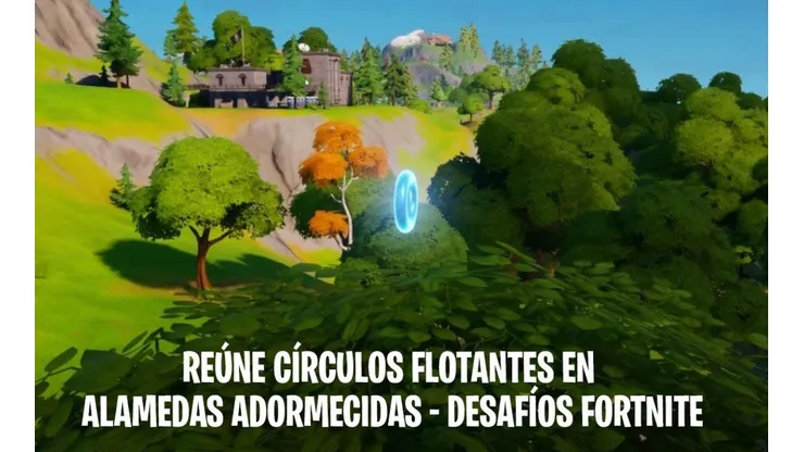 Reúne Círculos Flotantes en Alamedas Adormecidas - Desafíos Fortnite [Ubicaciones]