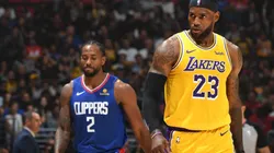 Kawhi Leonard y LeBron James (Getty)