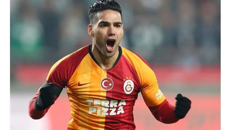Radamel Falcao, jugador del Galatasaray de Turquía.