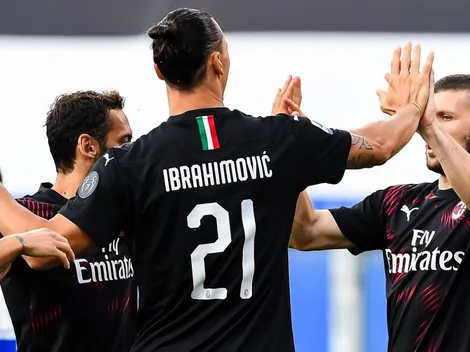 Con un Zlatan infalible, Milan se lució y le ganó 4 a 1 a la Sampdoria