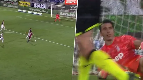 Buffon no entendía nada: qué golazo le metió Gio Simeone a Juventus