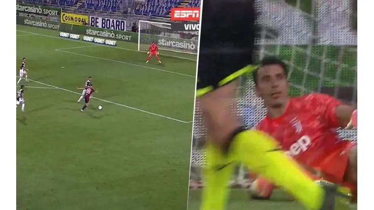 Buffon no entendía nada: qué golazo le metió Gio Simeone a Juventus
