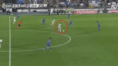 Video: el golazo de mitad de cancha de Sergio Díaz para el Real Madrid