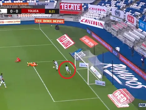 Jugadón de Medina pero en la linea la sacó Gallardo