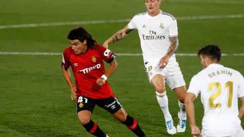El día del debut de Luka Romero frente a Real Madrid.