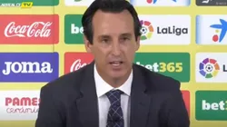 La conferencia de prensa de Unai Emery.