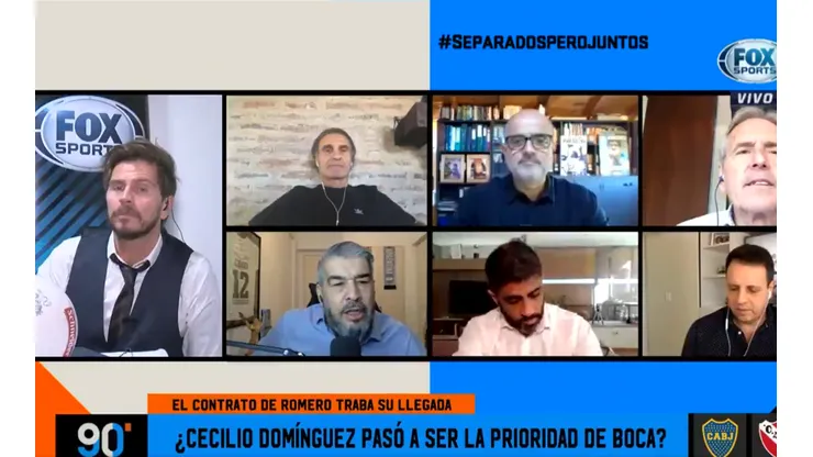 Chavo Fucks fue en contra de los rumores: "No se va de Boca, Russo lo quiere"