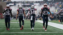Patrick Chung (der.) safety de los Patriots (Getty Images)