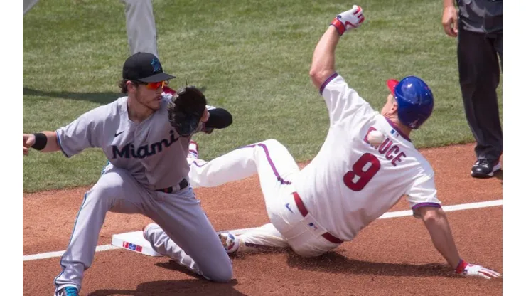 Los Marlins y los Phillies jugaron el fin de semana (Getty Images)