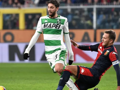 Qué canal transmite Sassuolo vs. Genoa por la Serie A