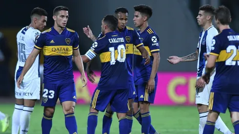 Foto de los jugadores de Boca.