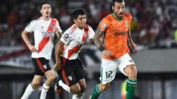 Daniel Osvaldo enfrentando a River.