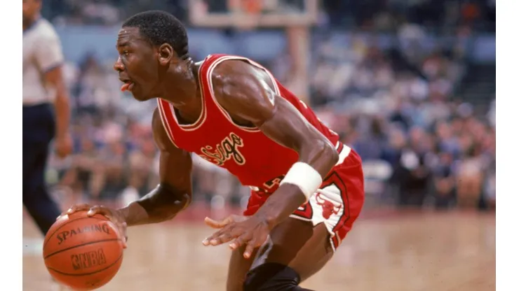 Michael Jordan en su primera temporada con los Bulls (Getty Images)