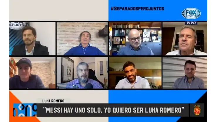 La charla en 'Fox Sports'.