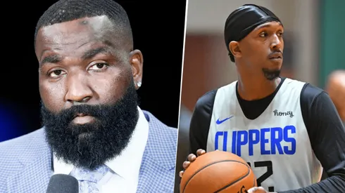 Kendrick Perkins y Lou Williams (Getty Images)