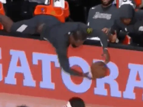 LeBron hizo de alcanza pelotas en los Lakers y estuvo al borde del ridículo