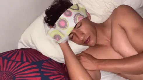 Mediante un video, la pareja de Antuna mostró cómo se manifestaron los primeros síntomas de Uriel (Foto: captura)