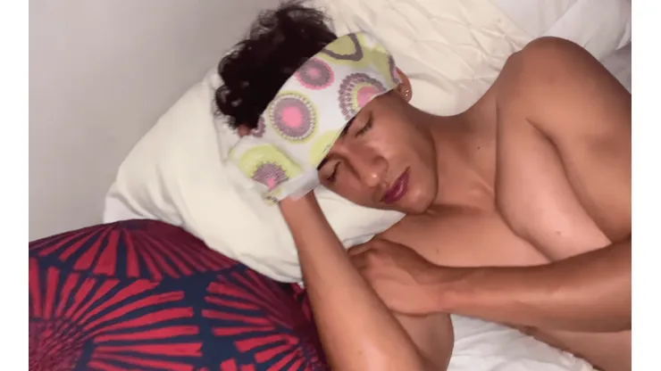 Mediante un video, la pareja de Antuna mostró cómo se manifestaron los primeros síntomas de Uriel (Foto: captura)