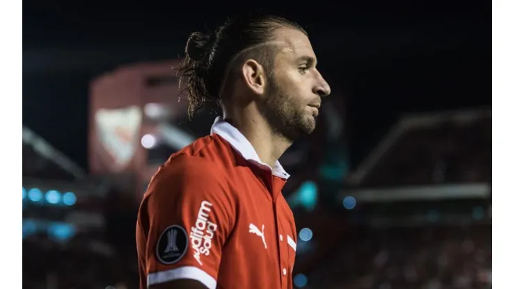 Gastón Silva durante su estadía en Independiente.