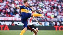 Alexis Mac Allister en un Superclásico.