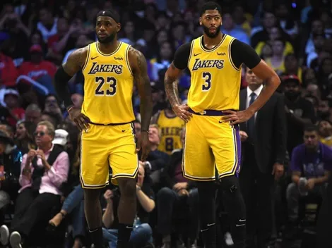 Lakers sorprende con decisión sobre LeBron y Davis