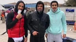 En junio, los tres uruguayos llegaron juntos a Lima.