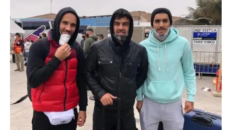 En junio, los tres uruguayos llegaron juntos a Lima.