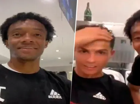 Cristiano metió el 'Siu', Cuadrado lo imitó y explotaron a carcajadas