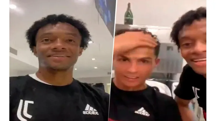 Cristiano metió el 'Siu', Cuadrado lo imitó y explotaron a carcajadas