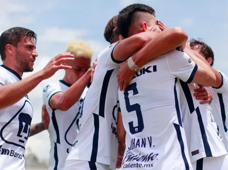 El festejo de Pumas en el gol de Dinenno que avergonzó a TUDN