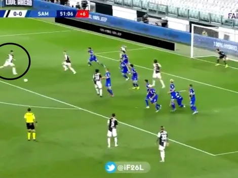 Jugada preparada y golazo de Cristiano para Juventus, que es casi campeón