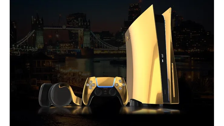 Si, es real: producirán una serie limitada de PS5 bañada en oro de 24 Kilates