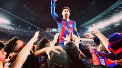 La emblemática foto de Lionel Messi fue tomada por el mexicano Santiago Garcés. (FC Barcelona)